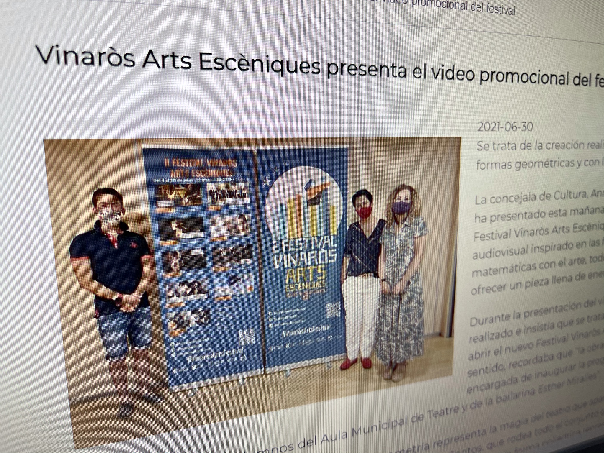 Vinaròs Arts Escèniques presenta el video promocional del festival
